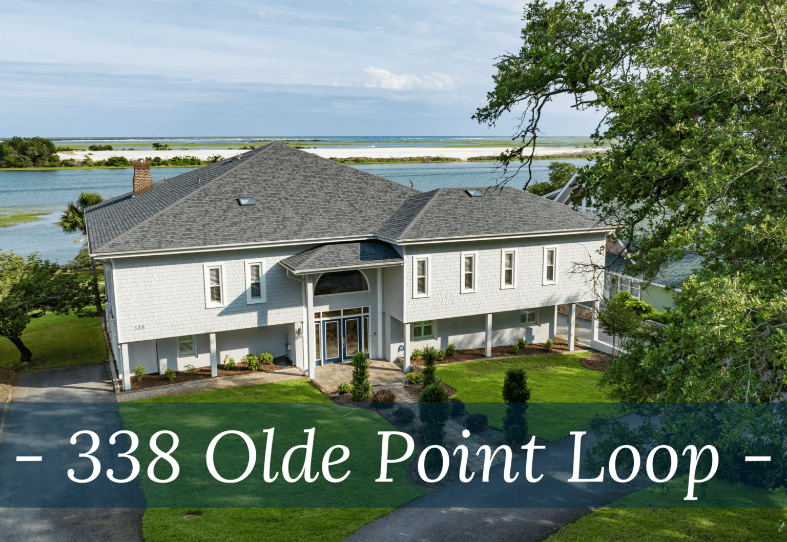 Waterfront Olde Point Loop Home for Sale Hardee Hunt Williams Real Estate